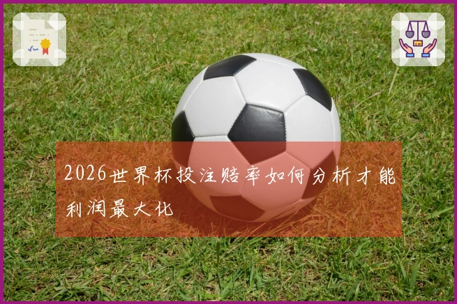 2026世界杯投注赔率如何分析才能利润最大化